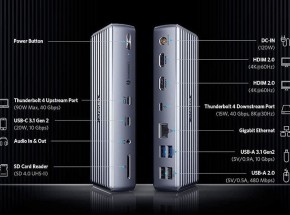 Anker ra mắt Apex Thunderbolt 4 Dock mới với 12 cổng, 90W passthrough