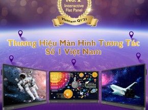 BenQ nắm giữ vị trí số một thị phần màn hình tương tác IFP tại Việt Nam trong quý 1/2021