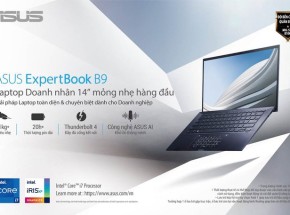ASUS giới thiệu thế hệ mới của laptop Doanh nhân ASUS ExpertBook B9 (B9400)