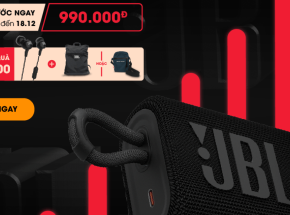 JBL Go 3: Loa di động chống nước “Nhỏ mà có võ”, giá 990,000 VND, đặt trước từ hôm nay đến hết 18/12