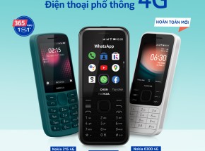 HMD Global ra mắt 3 điện thoại phổ thông Nokia mới tích hợp 4G giá từ 749,000 VND