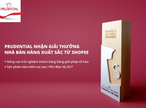 Prudential nhận giải thưởng nhà bán hàng xuất sắc với sản phẩm PRU-Bảo Vệ 24/7