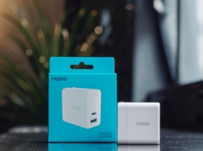 Trên tay Adapter sạc Rapoo PA65: Sạc nhanh PD 65W, công nghệ GaN, hai cổng sạc đa dụng