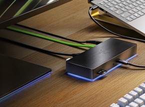 Razer ra mắt Thunderbolt 4 Dock Chroma nhiều cổng kết nối và đèn RGB xập xình
