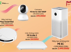 Hệ sinh thái Xiaomi chính hãng lên kệ, FPT Shop mạnh tay giảm giá đến 50%