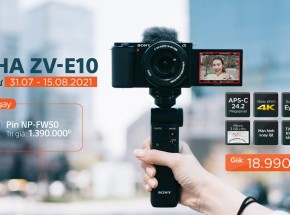 Sony Việt Nam ra mắt máy ảnh thay đổi ống kính Sony ZV-E10 dành cho nhà sáng tạo nội dung