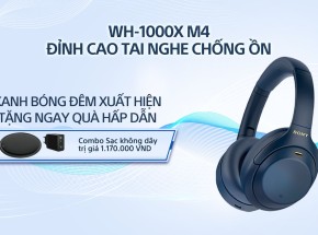 Sony giới thiệu tai nghe chống ồn WH-1000XM4 phiên bản Xanh bóng đêm hoàn toàn mới